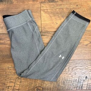 Under Armour Women's HeatGear Leggings Gray/Silver Size Small